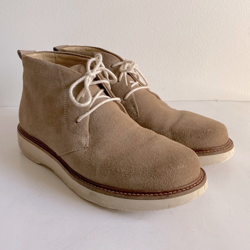 Samuel Hubbard Tan Suede Chukka Ankle Boots Size 8
